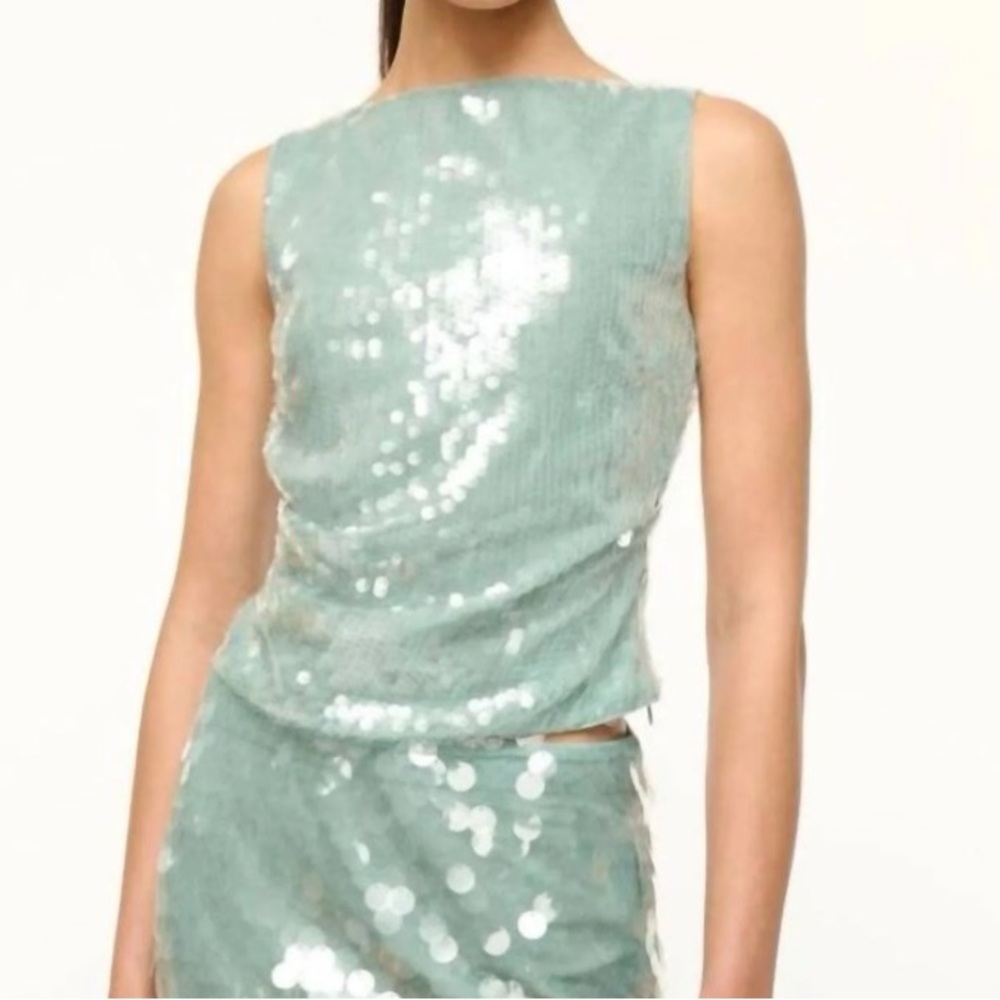 STAUD Eton Top in Mist